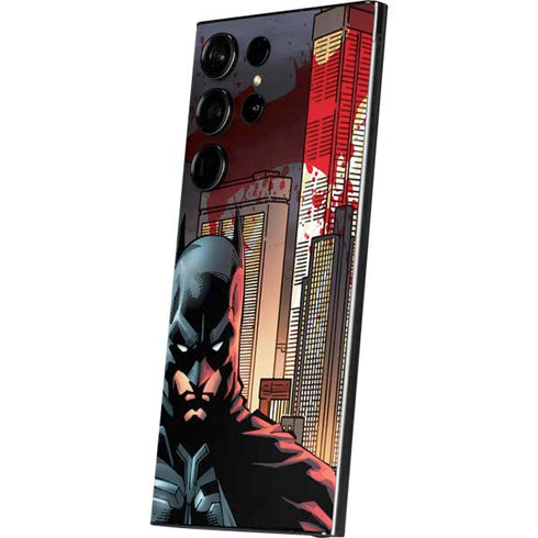 DC Comics Batman The Dark Knight Comic Art in Gotham City Galaxy S25 Ultra Skin